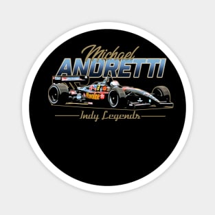 Michael Andretti Legends 90s Vintage Magnet